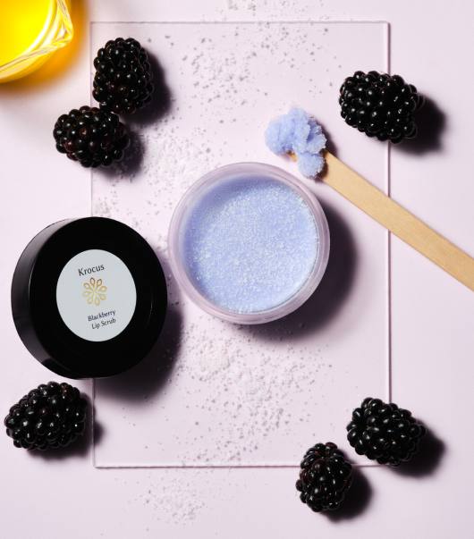 Blackberry lip scrub